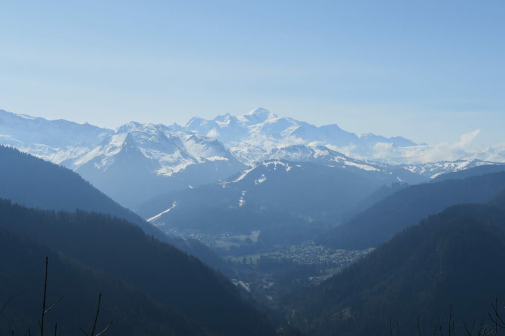 Mont Blanc depuis Saint-Jean-d'Aulps