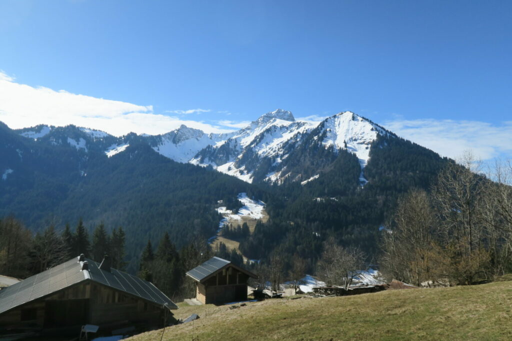 Vallée d'Abondance vue sur le Mont de Grange